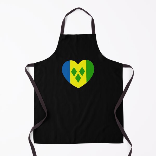 Item preview, Saint Vincent And The Grenadines Flag Heart VC designed and sold by shitpostee.