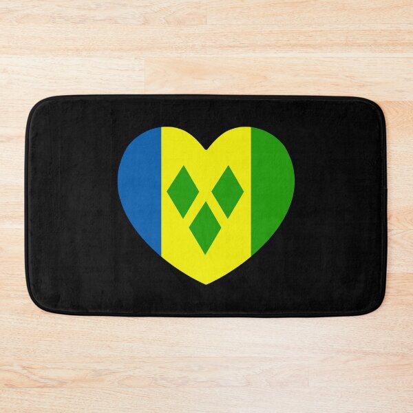 Item preview, Saint Vincent And The Grenadines Flag Heart VC designed and sold by shitpostee.