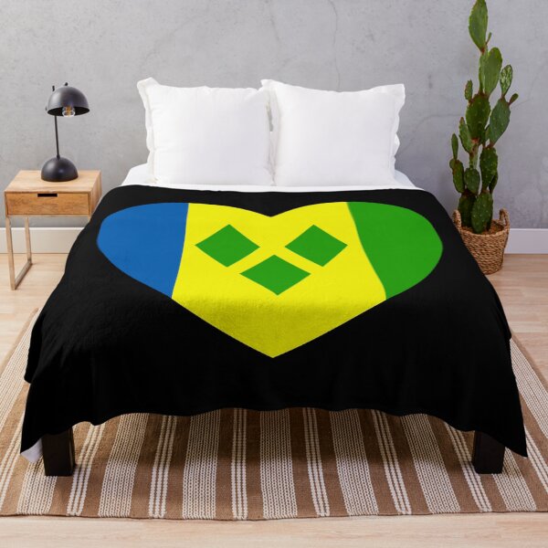 Item preview, Saint Vincent And The Grenadines Flag Heart VC designed and sold by shitpostee.