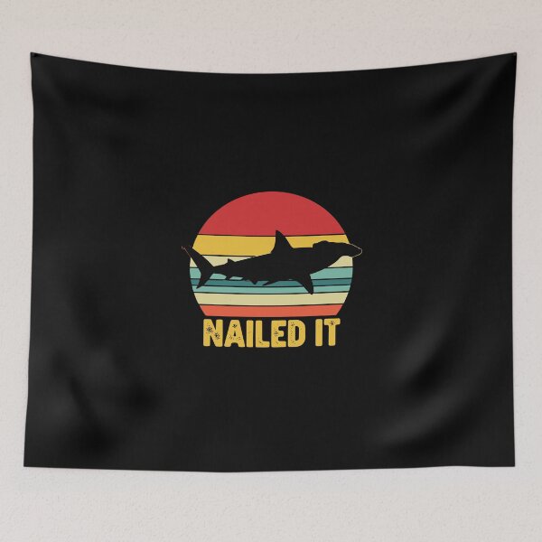 Item preview, Nailed It Hammerhead Shark Ocean Predator Humor designed and sold by PopStars1993.
