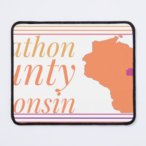 Item preview, Marathon County Wisconsin Highlighted on State Map designed and sold by TheIconSmith.