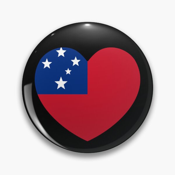 Item preview, Samoa Flag Heart WS designed and sold by shitpostee.