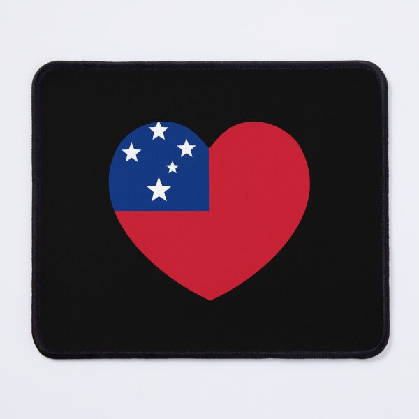 Item preview, Samoa Flag Heart WS designed and sold by shitpostee.
