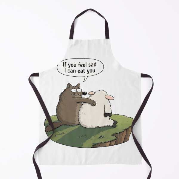 Item preview, Funny Animals Sheep and Wolf designed and sold by francous03.