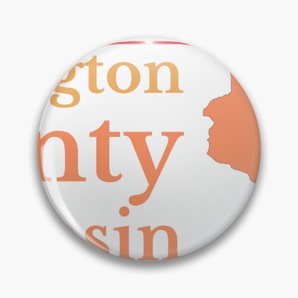 Item preview, Washington County Wisconsin Highlighted on State Map designed and sold by TheIconSmith.