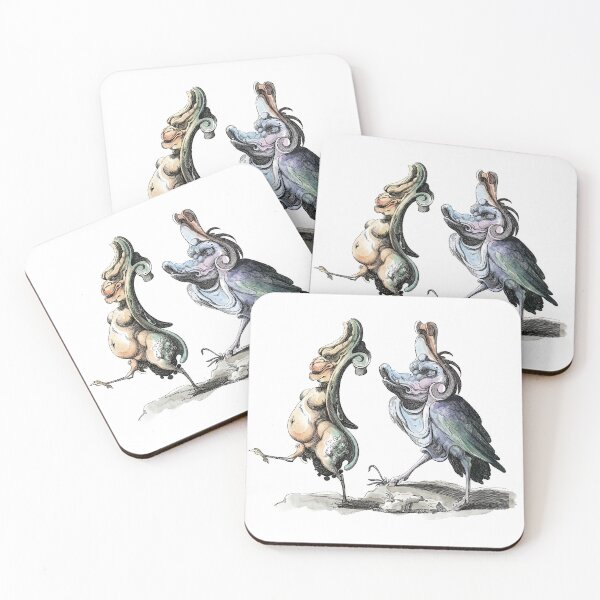 Item preview, Twee grotesken, naar links lopend (Two Grotesques, Walking to the Left) designed and sold by The Ravens Ballad.