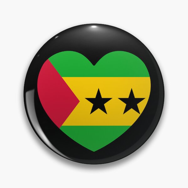 Item preview, Sao Tome And Principe Flag Heart ST designed and sold by shitpostee.