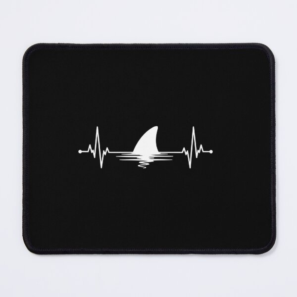 Item preview, Shark Heartbeat Ocean Lover Marine Life Enthusiast designed and sold by PopStars1993.
