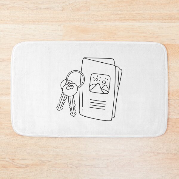 Item preview, A folded travel brochure beside a hotel keycard designed and sold by rasagamastore.