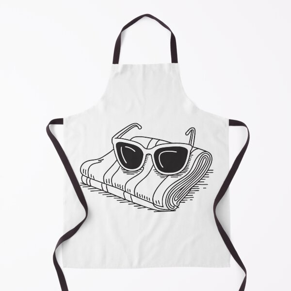 Item preview, Beach towel with a sunglasses resting on it designed and sold by rasagamastore.