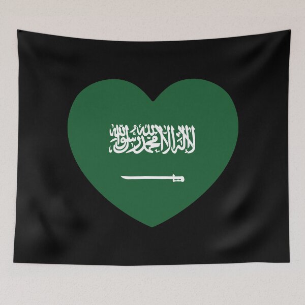 Item preview, Saudi Arabia Flag Heart SA designed and sold by shitpostee.