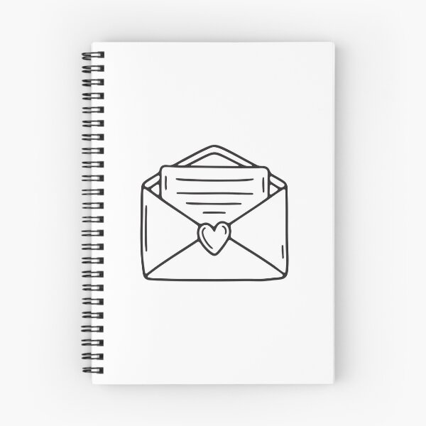Item preview, A heart sticker sealing a paper envelope shut designed and sold by rasagamastore.