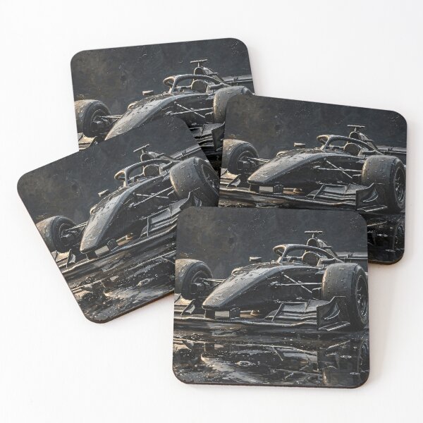 Item preview, Dark Formula Race Car Carbon Fiber Fine Art designed and sold by Jozefin's Studio.
