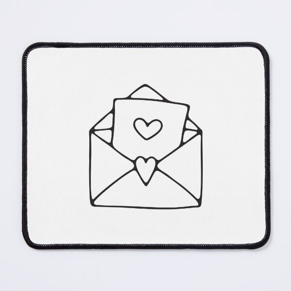 Item preview, An envelope closed with a sticker shaped like a heart designed and sold by rasagamastore.