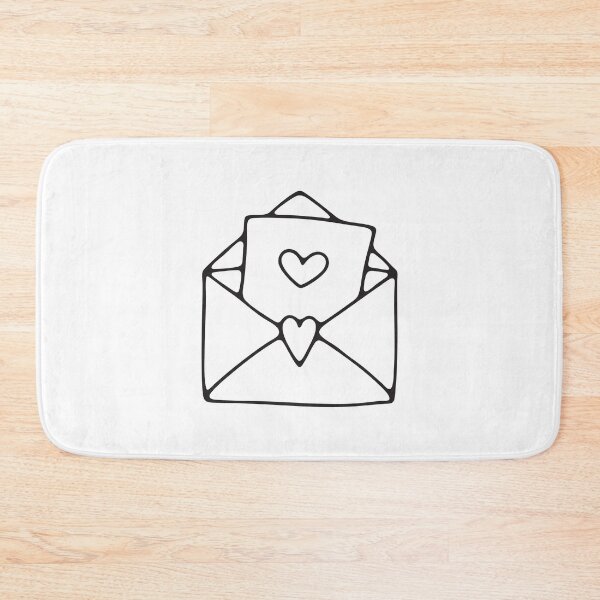 Item preview, An envelope closed with a sticker shaped like a heart designed and sold by rasagamastore.
