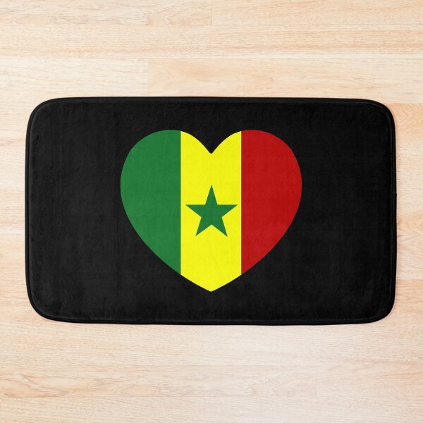 Item preview, Senegal Flag Heart SN designed and sold by shitpostee.