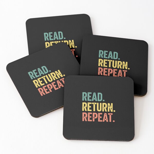 Item preview, Read. Return. Repeat. Book Lover Library Reading Librarian designed and sold by PopStars1993.