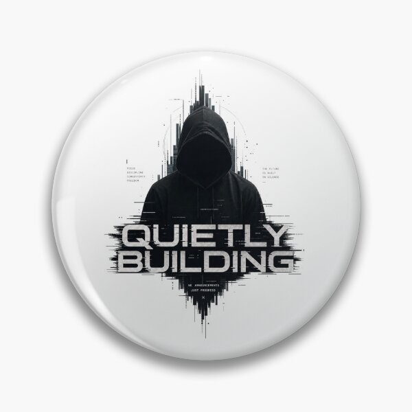Item preview, Quietly Building - Edgy Stealth Success Hustle T-Shirt designed and sold by Aliplus+.