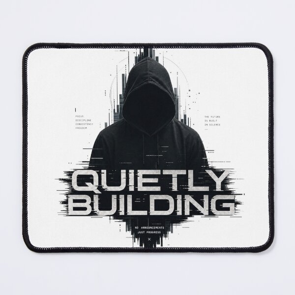 Item preview, Quietly Building - Edgy Stealth Success Hustle T-Shirt designed and sold by Aliplus+.