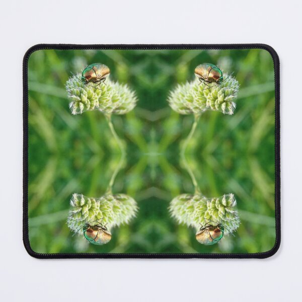 Item preview, Beetle in its meadow, mirror image designed and sold by lyloubeaupere.