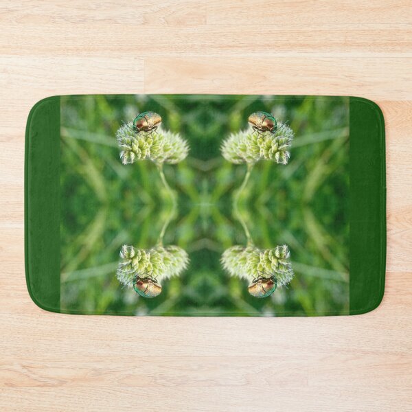 Item preview, Beetle in its meadow, mirror image designed and sold by lyloubeaupere.