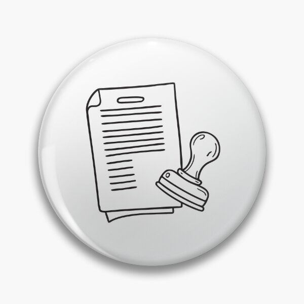 Item preview, A document sitting beneath a rubber stamp designed and sold by rasagamastore.