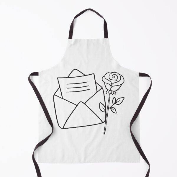 Item preview, A folded note with a single rose laid beside it designed and sold by rasagamastore.