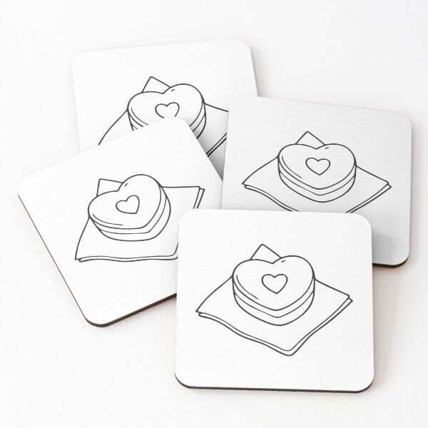 Item preview, A small heart shaped container on top of a napkin designed and sold by rasagamastore.