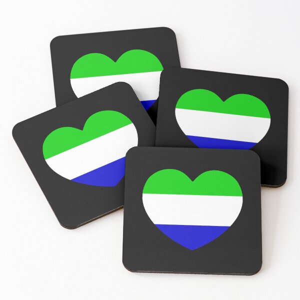 Item preview, Sierra Leone Flag Heart SL designed and sold by shitpostee.