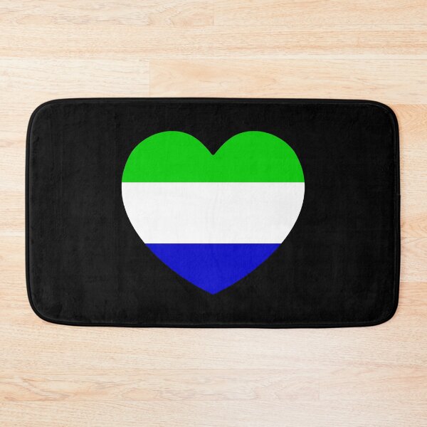 Item preview, Sierra Leone Flag Heart SL designed and sold by shitpostee.