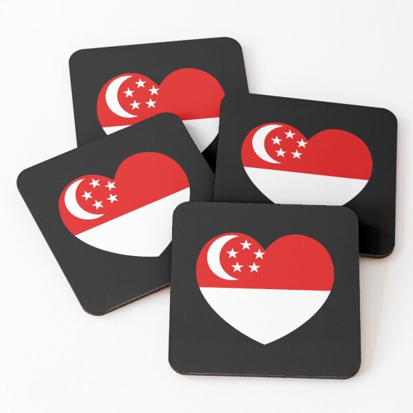 Item preview, Singapore Flag Heart SG designed and sold by shitpostee.