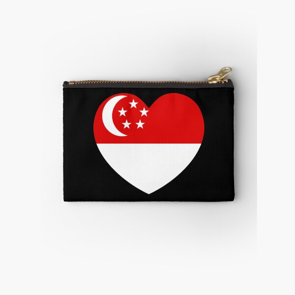 Artikelvorschau, Singapur Flagge Herz SG entworfen und verkauft von shitpostee.