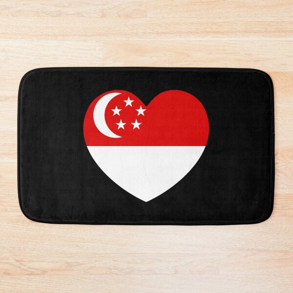 Artikelvorschau, Singapur Flagge Herz SG entworfen und verkauft von shitpostee.