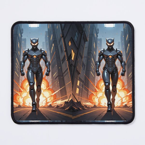 Item preview, Science Fiction - Stylized Android Character, Post-Apocalyptic Superhero Illustration designed and sold by AnimeShin.