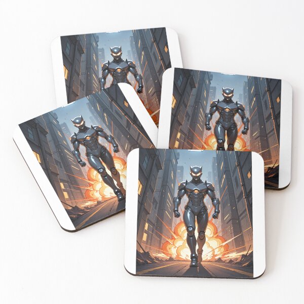 Item preview, Science Fiction - Stylized Android Character, Post-Apocalyptic Superhero Illustration designed and sold by AnimeShin.