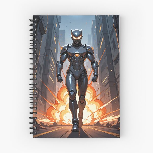 Item preview, Science Fiction - Stylized Android Character, Post-Apocalyptic Superhero Illustration designed and sold by AnimeShin.