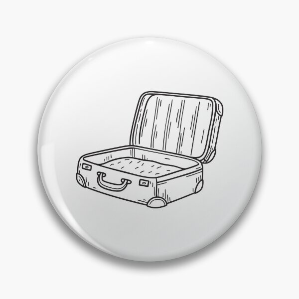 Item preview, An open suitcase spread out on a hotel mattress designed and sold by rasagamastore.