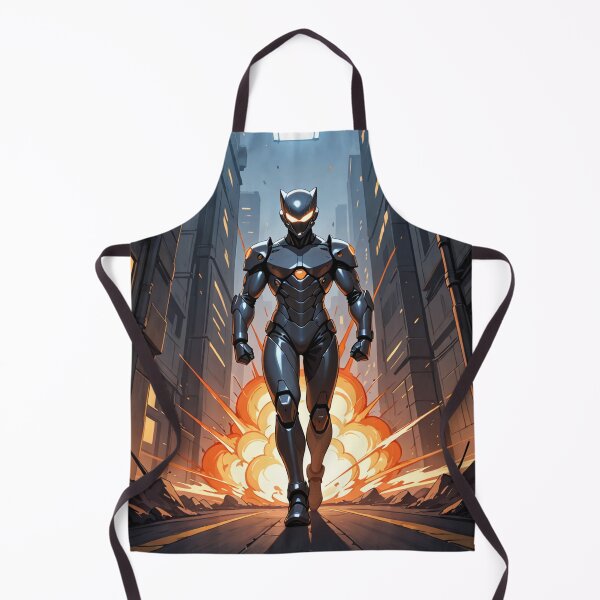 Item preview, Science Fiction - Stylized Android Character, Post-Apocalyptic Superhero Illustration designed and sold by AnimeShin.