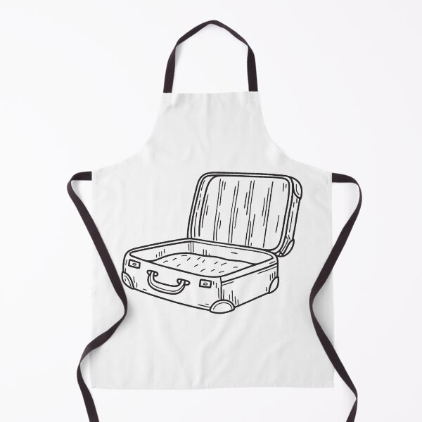 Item preview, An open suitcase spread out on a hotel mattress designed and sold by rasagamastore.