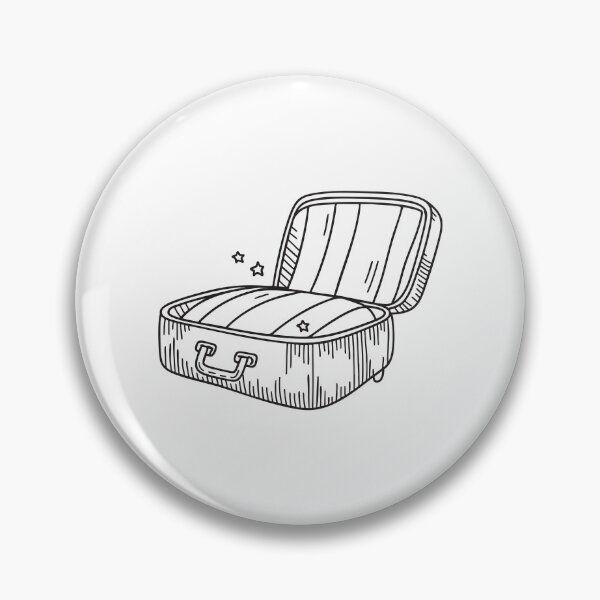 Item preview, A luggage case opened atop a hotel bedspread designed and sold by rasagamastore.