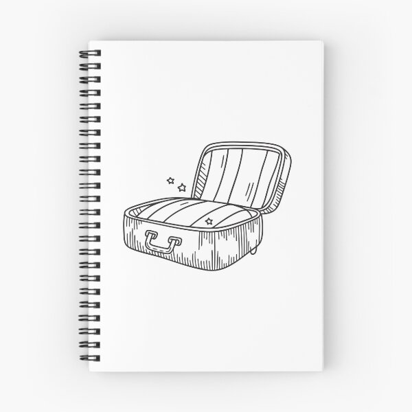 Item preview, A luggage case opened atop a hotel bedspread designed and sold by rasagamastore.