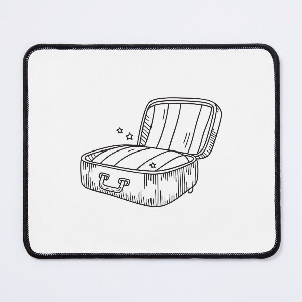 Item preview, A luggage case opened atop a hotel bedspread designed and sold by rasagamastore.