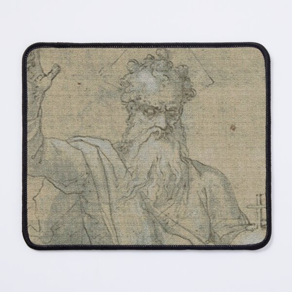 Item preview, God the Father Classical Chalk Drawing - Renaissance Master Sketch Graphic designed and sold by Kromatik.
