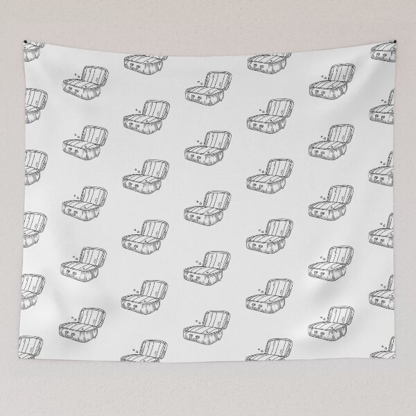 Item preview, A luggage case opened atop a hotel bedspread designed and sold by rasagamastore.