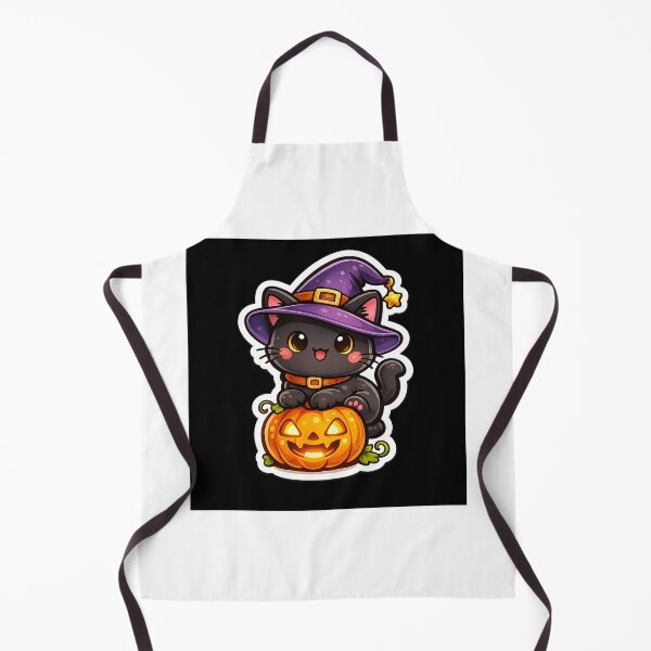 Item preview, Cute Cat Climbing Pumpkin Sticker designed and sold by VeltrixaDesigns.