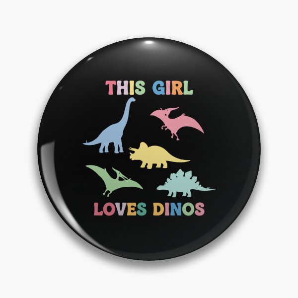 Item preview, This Girl Loves Dinos Dinosaur Lover Girls Kids Child  designed and sold by PopStars1993.