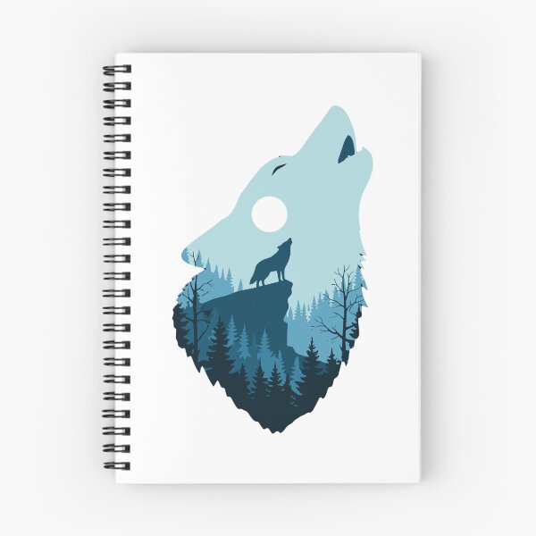 Item preview, Howling Wolf Moon Forest Nature Wilderness designed and sold by SofiBlair.