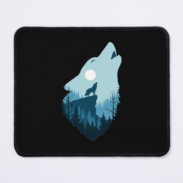 Item preview, Howling Wolf Moon Forest Nature Wilderness designed and sold by SofiBlair.