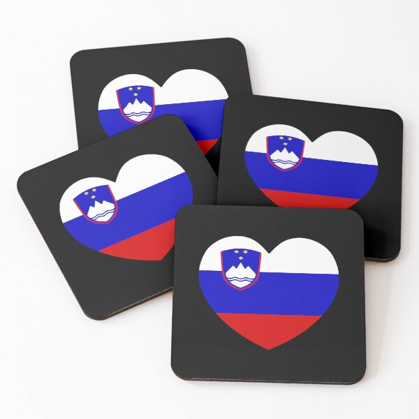 Item preview, Slovenia Flag Heart SI designed and sold by shitpostee.