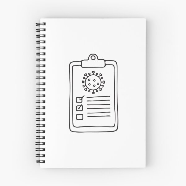 Item preview, A small clipboard holding a vaccine record card designed and sold by rasagamastore.